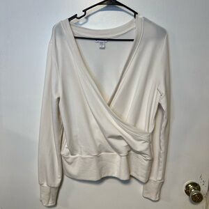 Athleta Magnolia White Recharge Sweater